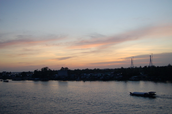 Dawn on the Mekong Delta